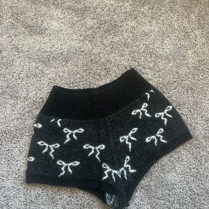 Urban Outfitters Black Knit Shorts